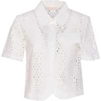 Bluze Blouse with perforated embroidery Femei