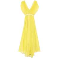 Rochii Forte_Forte Chiffon Silk Crossed Neckline Dress Femei