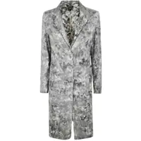 Camasi Avant Toi Camouflage Rever Neck Micro Mat Stitch Duster With Lamination Clothing Femei