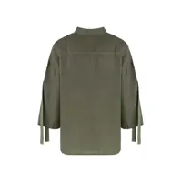 Camasi 120% LINO Dama - Camasi 120 LINO 120 Lino Linen Shirt GREEN Femei (BM 17560506) - B-mall.ro