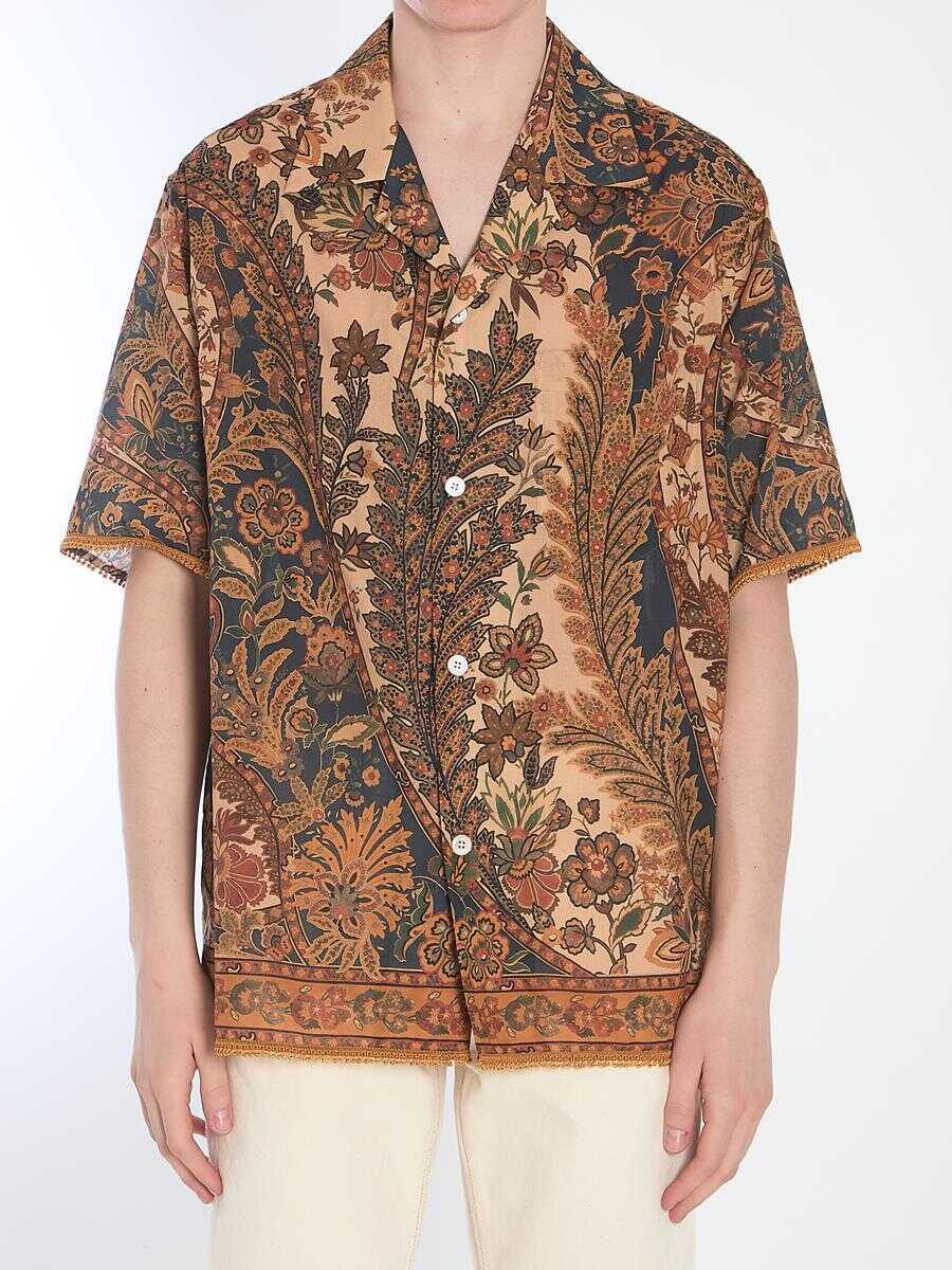 Camasi Valentino Garavani Patterned Shirt Beige Barbati (BM 17560512) 1
