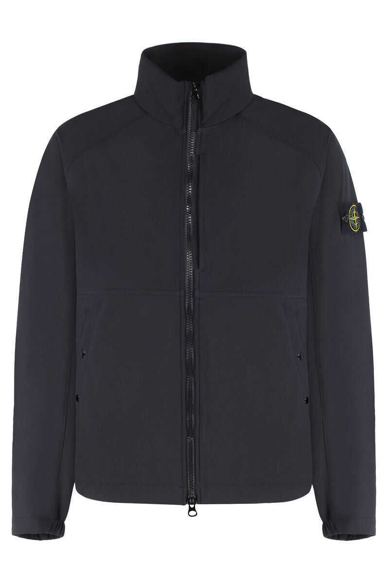 Geci Stone Island Stone Island Techno Fabric Jacket Black Barbati (BM 17560683) 1