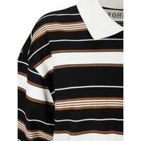 Imbracaminte ROHE Dama - Tricouri Polo ROHE Multicolor Oversize Polo Shirt With Classic Collar And All-Over Striped Motif In Cotton Woman MULTICOLOR Femei (BM 17560710) - B-mall.ro