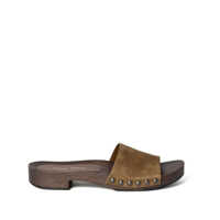 Sandale Miu Miu Zoccoli Scamosciato Delave' Femei