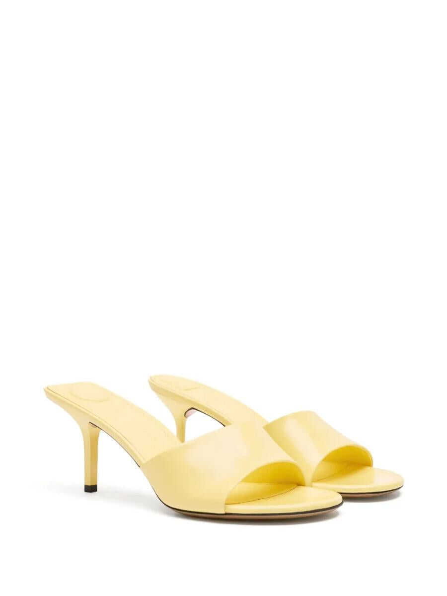 Pantofi cu toc JACQUEMUS Jacquemus Les Cubisto Mules Yellow Femei (BM 17562102) 2