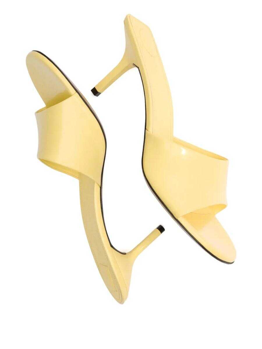 Pantofi cu toc JACQUEMUS Jacquemus Les Cubisto Mules Yellow Femei (BM 17562102) 4