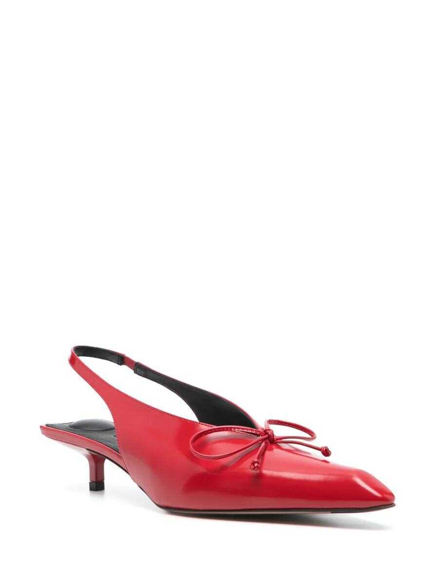 Pantofi cu toc JACQUEMUS Jacquemus Cubisto Pumps With 35Mm Back Strap RED Femei (BM 17562105) 2