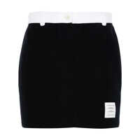 Fuste Thom Browne Mini Skirt With Applique Femei