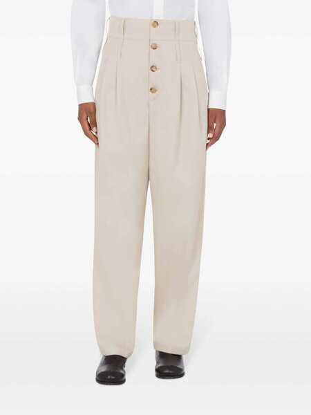 Pantaloni casual Moschino Moschino Trousers Beige Femei (BM 17562306) 2
