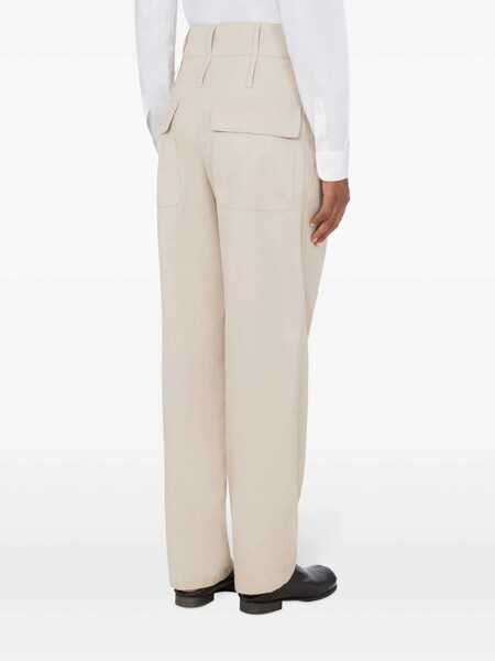 Pantaloni casual Moschino Moschino Trousers Beige Femei (BM 17562306) 3
