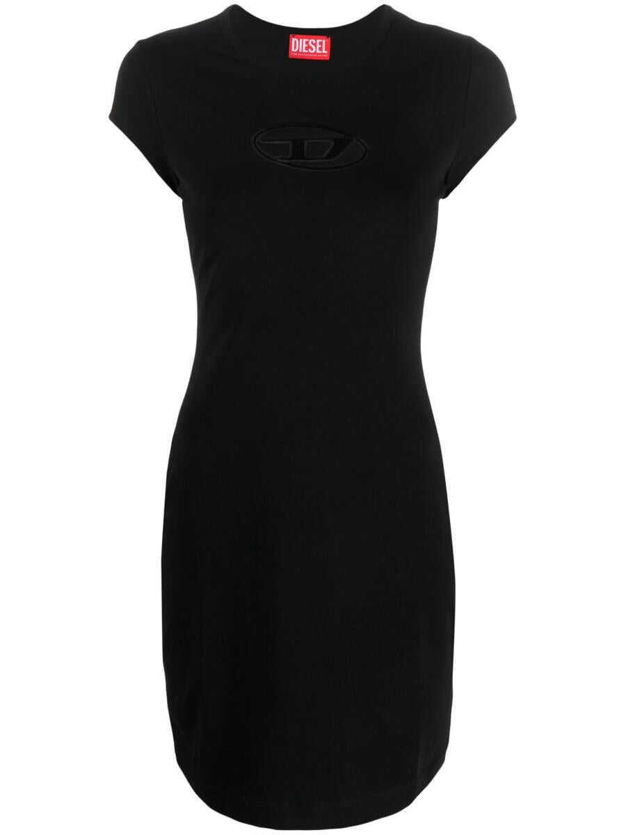 Rochii Diesel Diesel D-Angiel Cotton Mini Dress Black Femei (BM 17562414) 1