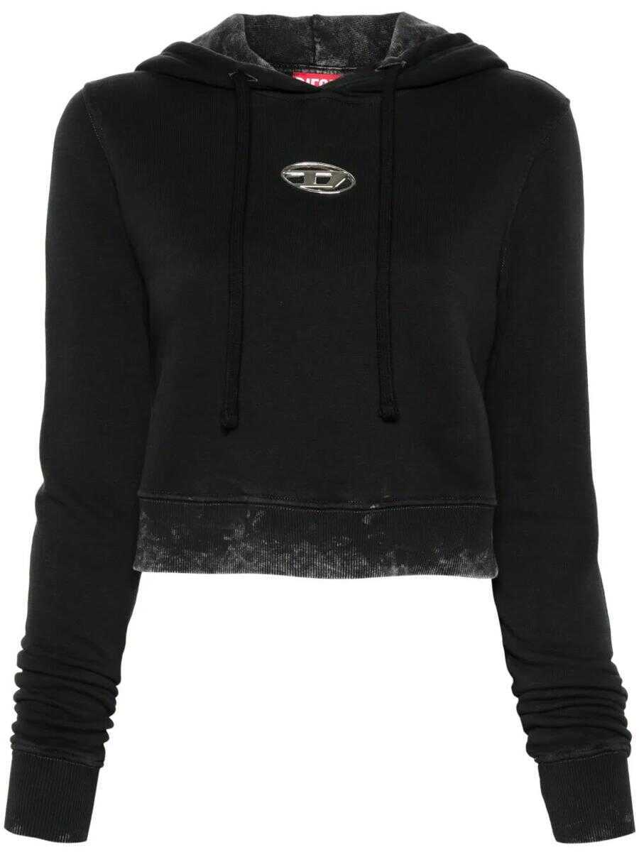 Pulovere Diesel Diesel F-Slimmy-Hood-P5 Sweaters Clothing GREY Femei (BM 17562417) 1