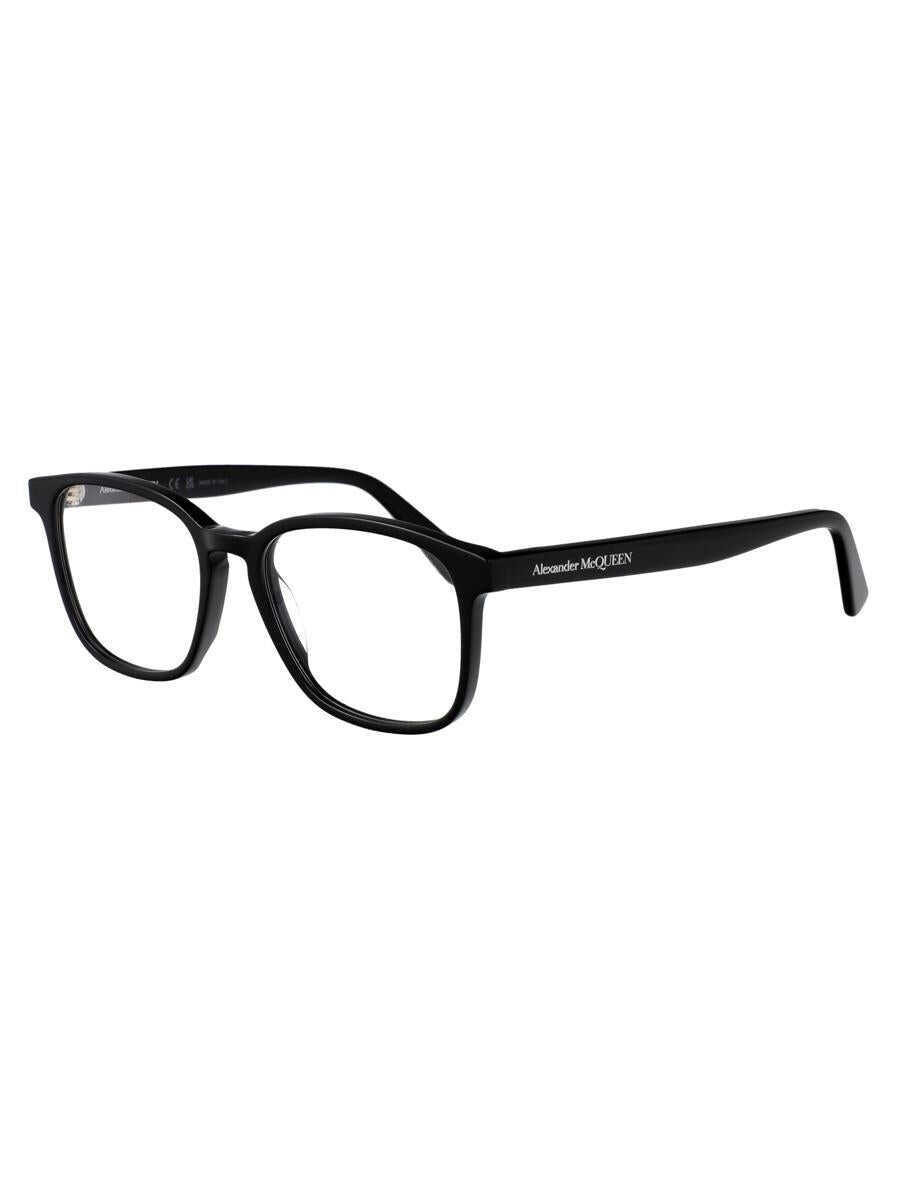 Ochelari de soare Alexander McQueen Alexander McQueen Optical 001 BLACK BLACK TRANSPARENT Barbati (BM 17562618) 2