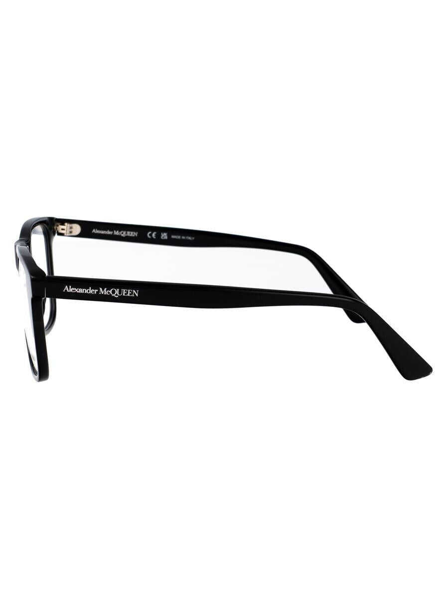 Ochelari de soare Alexander McQueen Alexander McQueen Optical 001 BLACK BLACK TRANSPARENT Barbati (BM 17562621) 3