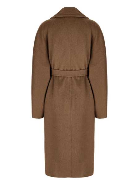 Paltoane Max Mara Max Mara Attuale Oversize Belted Coat BROWN Femei (BM 17562645) 2