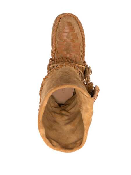 Bocanci Isabel Marant Isabel Marant Winki Leather Boots Brown Femei (BM 17563134) 4