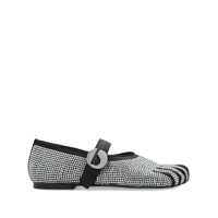 Balerini 'Colette' Multicolor Ballet Flats With Five-Toe Design And All-Over Applied Crystals In Tech Fabric Femei