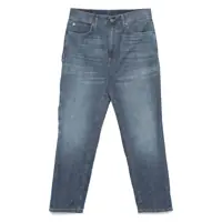 Pantaloni casual Dondup Blue Denim 'Carrie Carrot' Jeans Femei