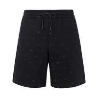 Pantaloni Emporio Armani Allover Logo Cotton Shorts Barbati
