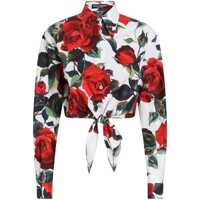 Camasi Dolce & Gabbana Printed Cotton Shirt Femei