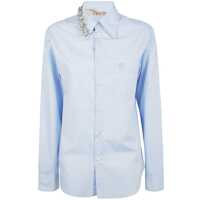 Camasi N°21 Cotton Shirt With Crystal Clothing Femei