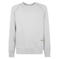 Pulovere Golden Goose Journey M`S Raglan Crew Neck Sweatshirt With Pocket Organic Cotton Fleece Contrast Stitching Clothing Barbati