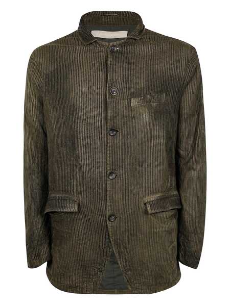 Sacouri Giorgio Brato Giorgio Brato Veg Lamb Leather 5 Buttons Blazer Clothing GREEN Barbati (BM 17564937) 1