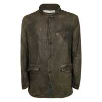 Sacouri Giorgio Brato Veg Lamb Leather 5 Buttons Blazer Clothing Barbati
