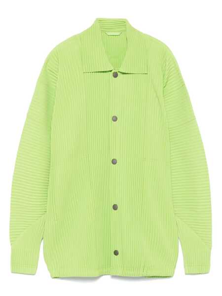 Geci HOMME PLISSE ISSEY MIYAKE Homme Pliss Issey Miyake Mc March Jacket Clothing GREEN Barbati (BM 17565078) 1