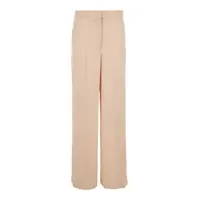Pantaloni casual Pink Pants With Hidden Front Closure And Side Pockets In Viscose Woman Femei