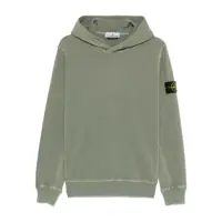 Bluze de trening Stone Island Moss Green Cotton Hoodie Barbati