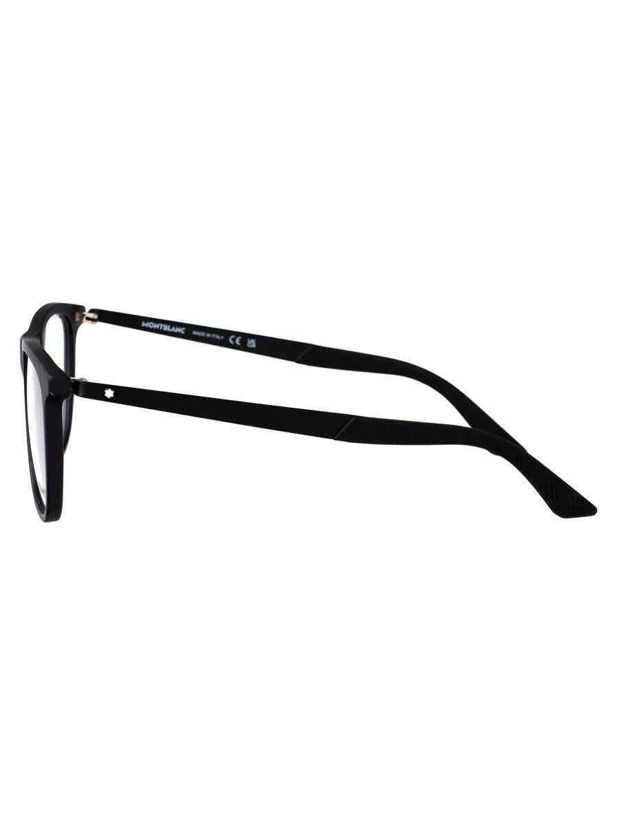 Ochelari de soare Montblanc Montblanc Optical 001 BLACK BLACK TRANSPARENT Barbati (BM 17566071) 3