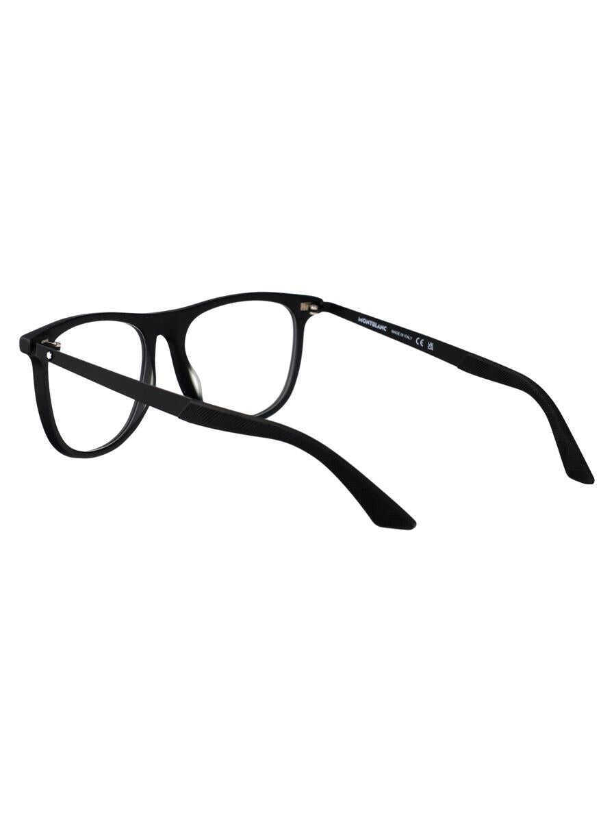 Ochelari de soare Montblanc Montblanc Optical 001 BLACK BLACK TRANSPARENT Barbati (BM 17566071) 4