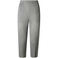 Pantaloni casual Pleats Please Issey Miyake Basics Trousers Clothing Femei