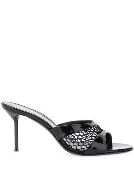 Pantofi cu toc Paris Texas Black Mule With Mesh Design And Stiletto Heel In Leather Woman Black Femei (BM 17567301) 1