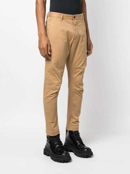 Pantaloni DSQUARED2 DSQUARED2 Trousers Beige Barbati (BM 17567640) 3