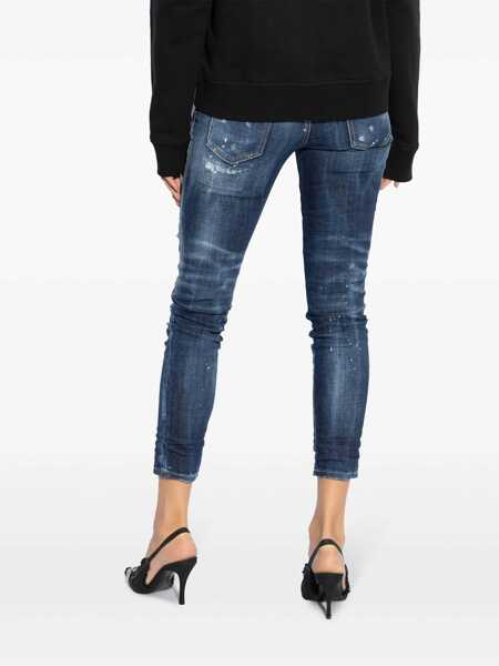 Blugi DSQUARED2 DSQUARED2 Jeans Navy Femei (BM 17567649) 4