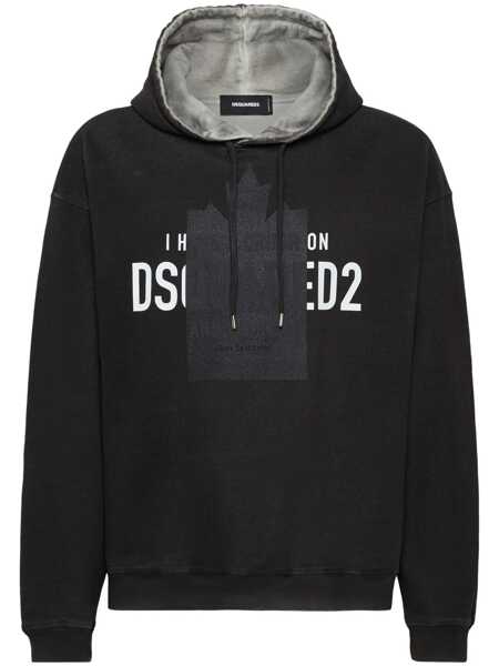 Pulovere DSQUARED2 DSQUARED2 Sweatshirts Black Barbati (BM 17567667) 1