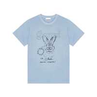 Tricouri Ganni Bunny Organic Cotton T-Shirt Femei