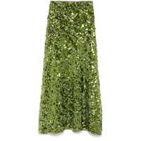 Fuste Ganni Velvet Sequined Skirt Femei