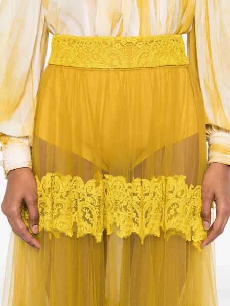 Fuste Elisabetta Franchi SKIRT Yellow Femei (BM 17568627) 5