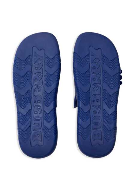 Mocasini Burberry Rubber slipper with logo Blue Barbati (BM 17568768) 5