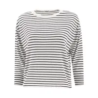 Pulovere casual Maglione a righe in maglia fine Femei