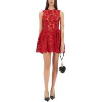 Rochii Self-Portrait Dama - Rochii casual Self-Portrait Lace Mini Dress RED Femei (BM 17569315) - B-mall.ro