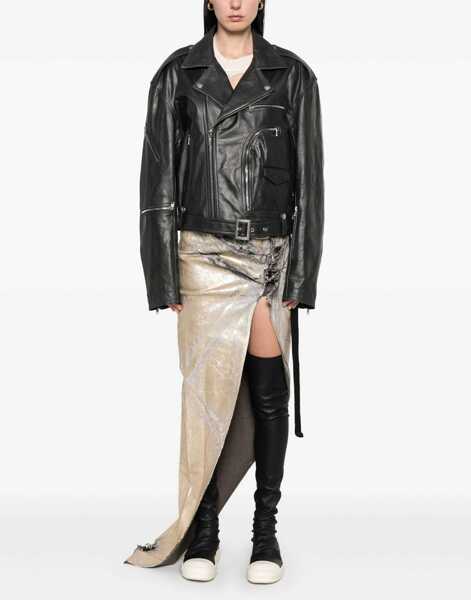 Sacouri office Rick Owens Cropped Jumbo Bauhaus Jacket BLACK Femei (BM 17569342) 2