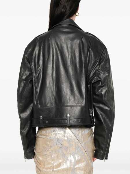 Sacouri office Rick Owens Cropped Jumbo Bauhaus Jacket BLACK Femei (BM 17569342) 4