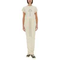 Tricouri Rick Owens Dama - Tricouri Rick Owens Small Level T Cropped T-Shirt IVORY Femei (BM 17569417) - B-mall.ro