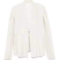 Sacouri office Structured Leather Jacket Femei