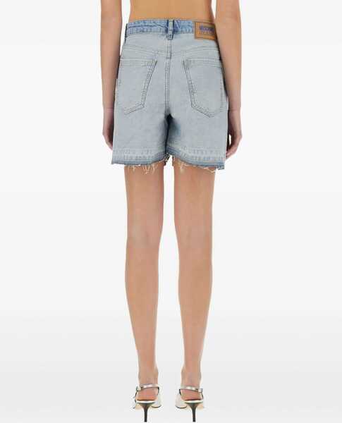 Pantaloni scurti MOSCHINO JEANS Denim Shorts DENIM Femei (BM 17569453) 4
