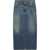MSGM Long Denim Skirt DENIM
